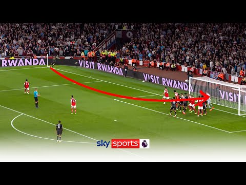 Douglas Luiz scores DIRECT from a corner! 😮