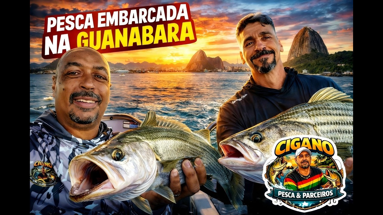 PESCARIA EMBARCADA NA BAÍA DE GUANABARA! PAPA-TERRA, BADEJO, ROBALO E CORVINA NA LINHA! 🔥🎣