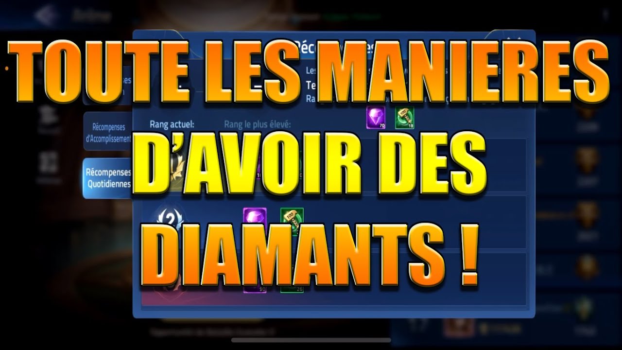 Comment avoir des diamants gratuitement ? Mobile Legends Adventure | FR