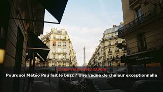 Météo Pau : alerte canicule en tendance - Tendance France (July 2026) | NewsDrop FR