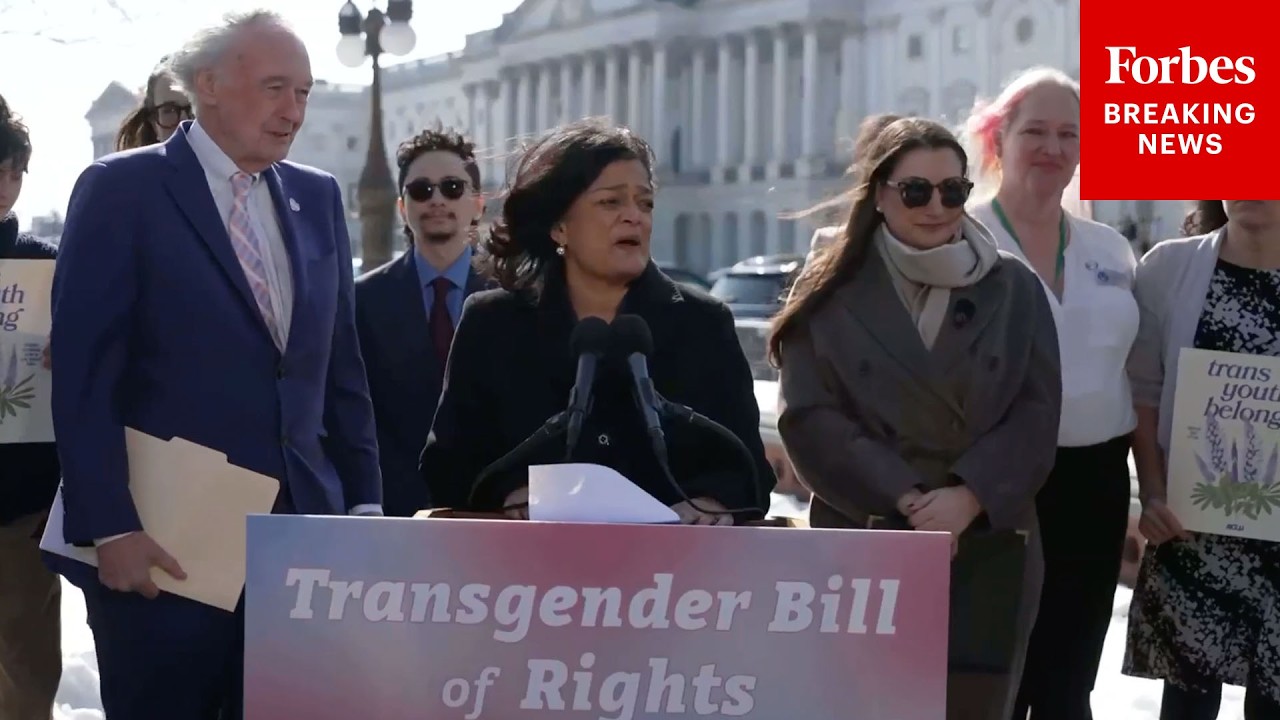 FULL: Ed Markey And Pramila Jayapal Hold Press Briefing To Reintroduce 'Trans Bill Of Rights'