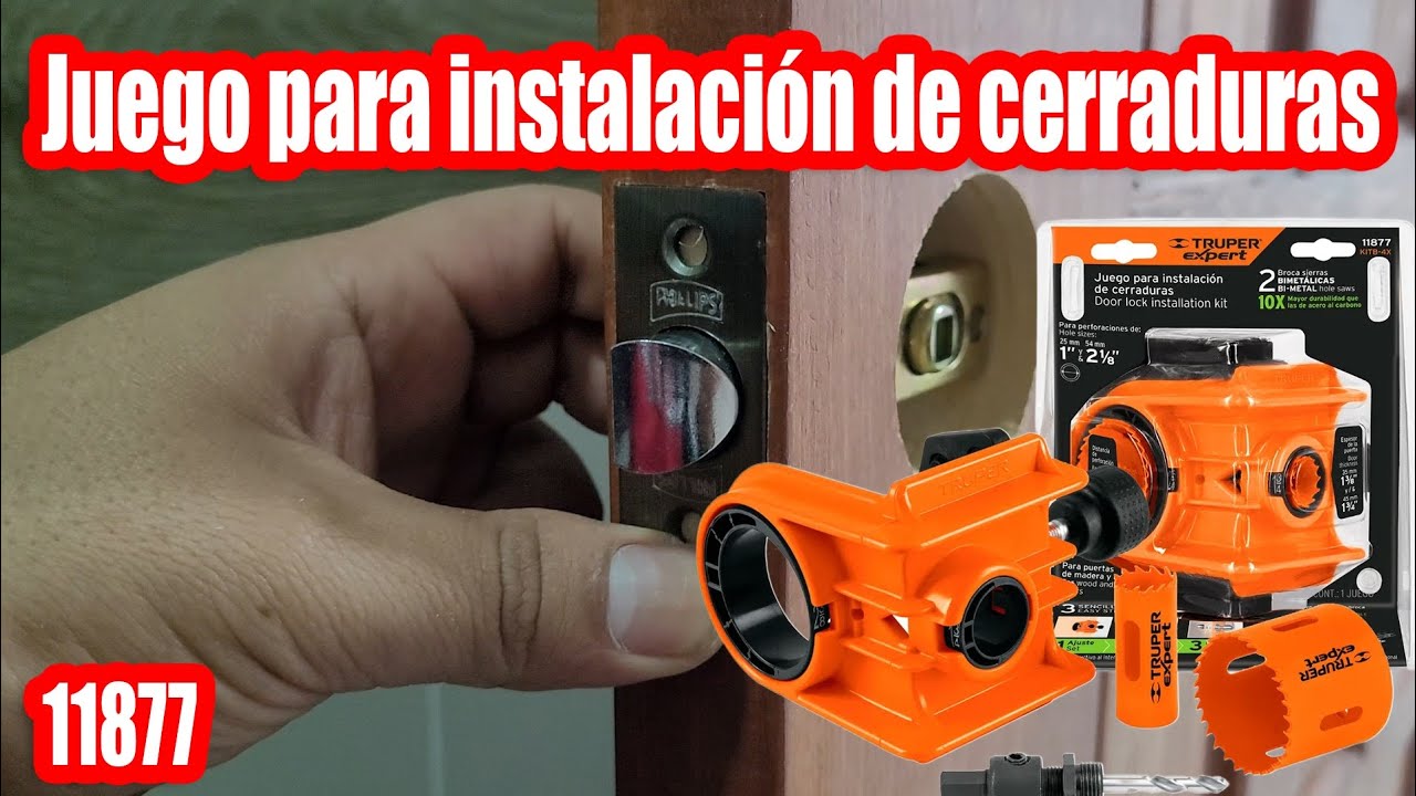 Kit de instalacion de chapas KITB-4X Truper 11877