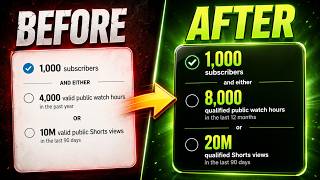 YouTube DOUBLED the Partner Requirements So Now What?