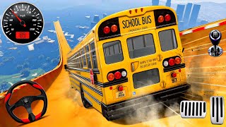 Crazy Mega Ramp Bus Stunts Driving -  Coach Bus Extreme Stunt Racing : Android Gameplay #2 screenshot 3