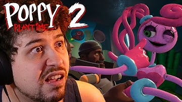 (TF2 AI/SFM) The Mercs Play Poppy Playtime Chapter 2 Reaction - Team Fortress 2