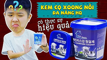 Kem Cọ Xoong Nồi Đa Năng Hàn Quốc Có Thần Thánh Như Quảng Cáo? | #Shorts