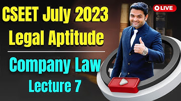 FREE CSEET Legal Aptitude LIVE Batch for July 2023 Exam | Law of Tort | Lecture 7