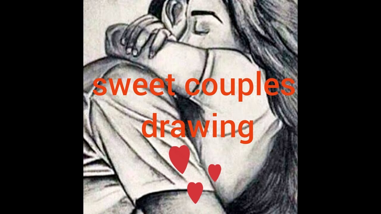 Cute Couple Drawing | step by step| - YouTube