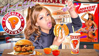 Popeye’s  @megantheestallion    HottieSauce Mukbang