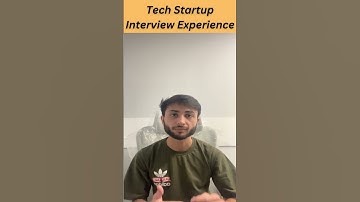 My Interview Experience At Tech Startup #youtubeshorts