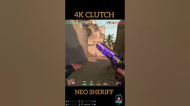 4k sheriff clutch l #valorant  #valorantclips #shorts