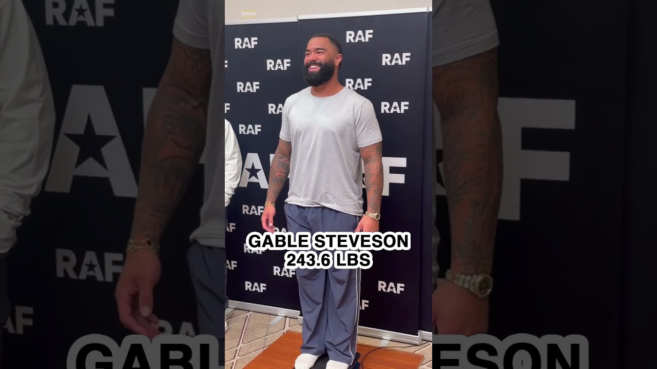 Gable Steveson MAKES WEIGHT, SET for RAF 12 matchup- MMA Fighting