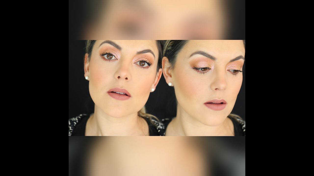 maquillaje de día con sombras tornasol