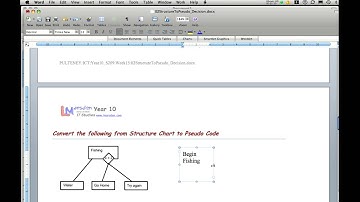 Structure Chart to Pseudo code - Decision
