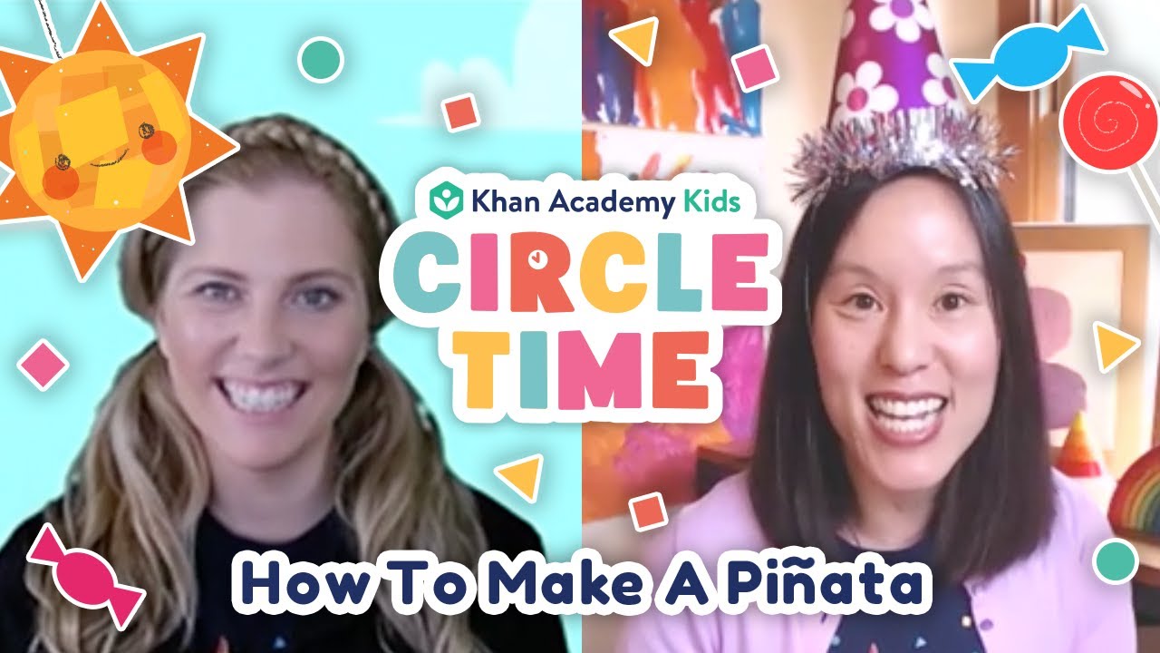 How To Make A Piñata | Piñata Party Book Reading for Kids | Circle Time with Khan Academy Kids