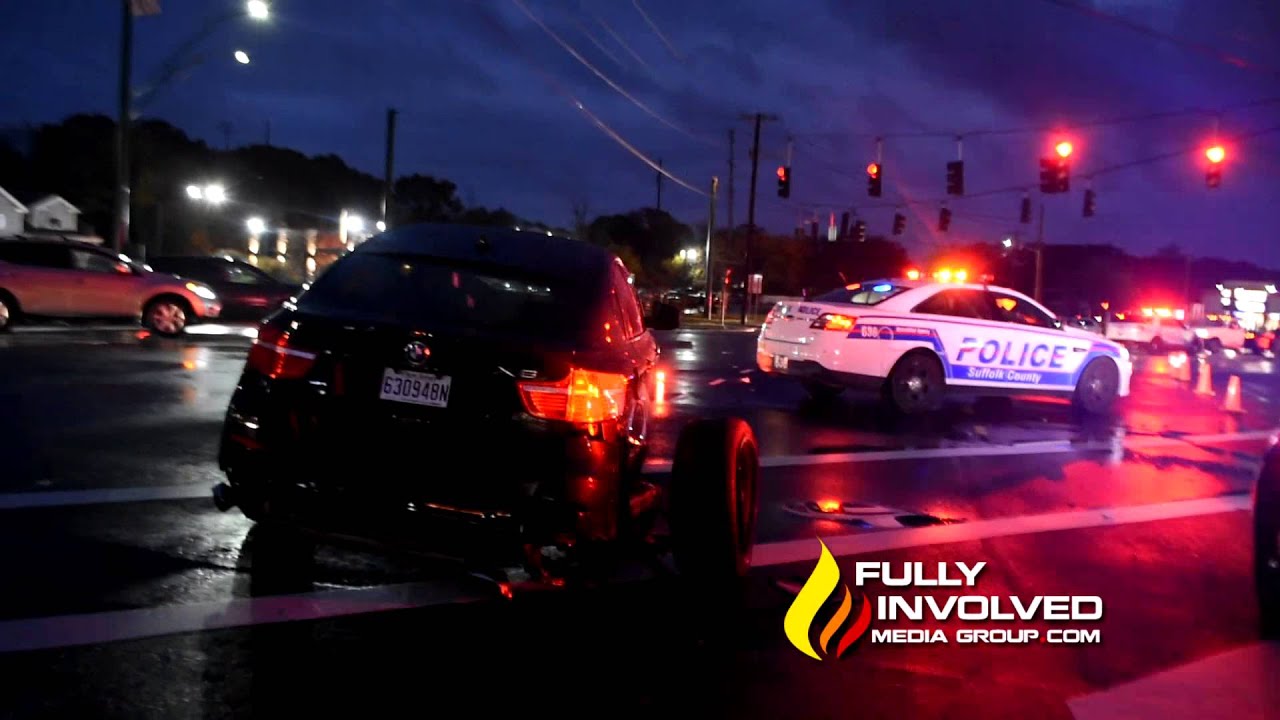 Port Jefferson Station NY Police Pursuit leads to Crash with Injuries