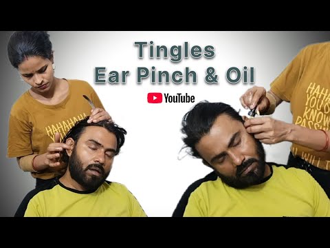 Ear Pinch & Warm Oil Massage for Deep Tingles | Intense ASMR Relaxation
