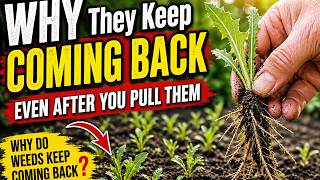 Why do weeds keep coming back even after you’ve carefully pulled them out ?