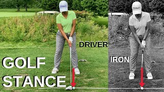 Golf Stance and Ball Position For Beginners (How Close To Stand)