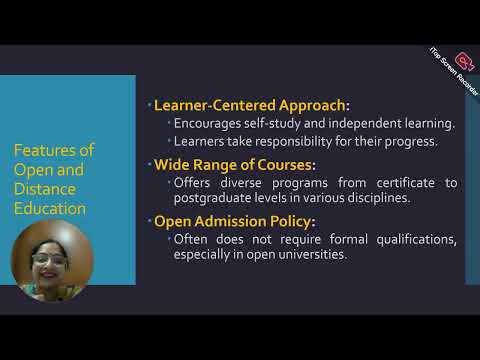 Open and Distance Education