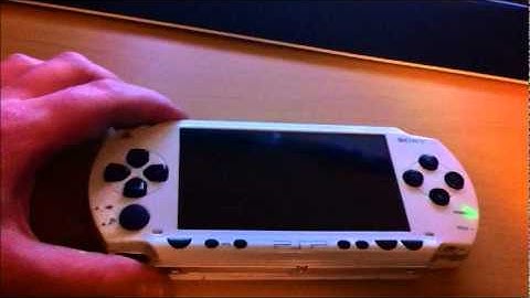 PSP Custom White Case Black Buttons