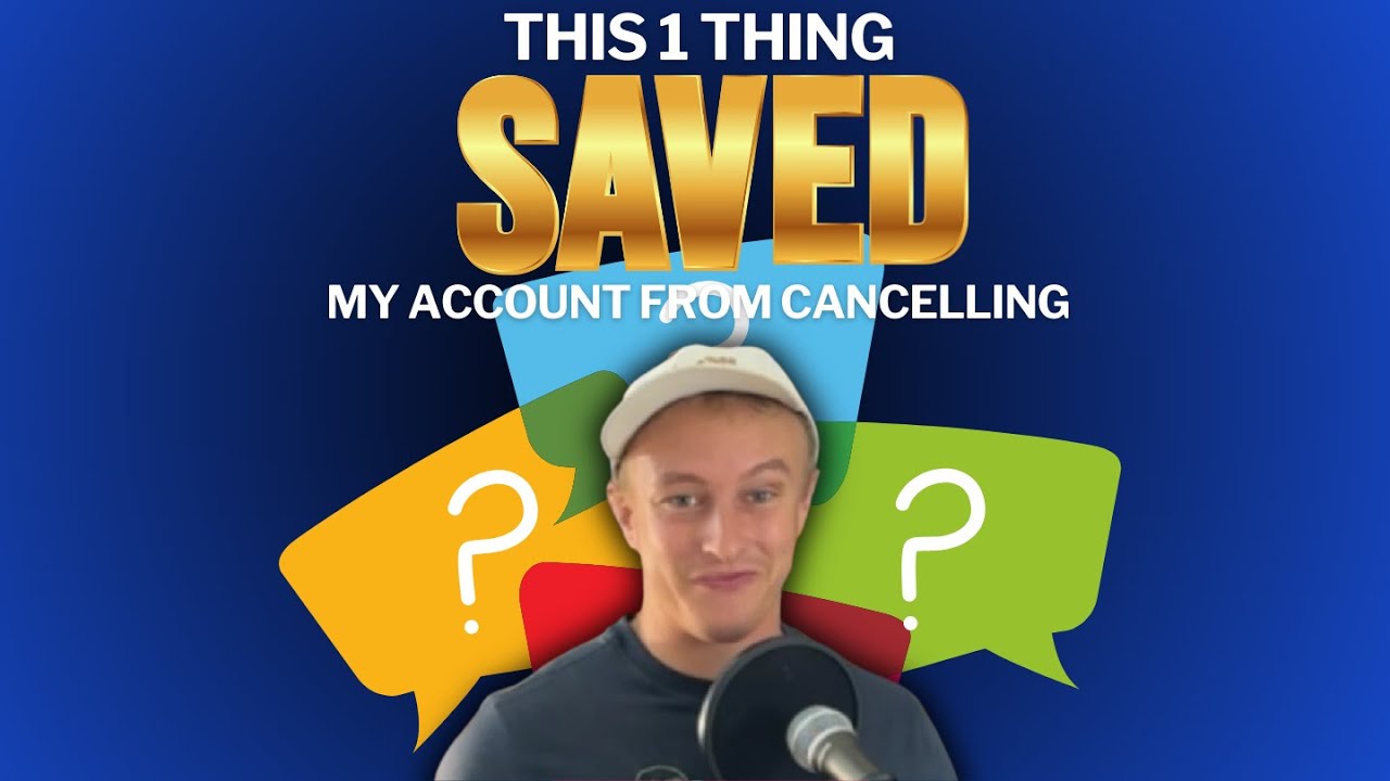 This 1 Thing Saved My Account From Cancelling YouTube This 1 Thing Saved My Account From Cancelling YouTube