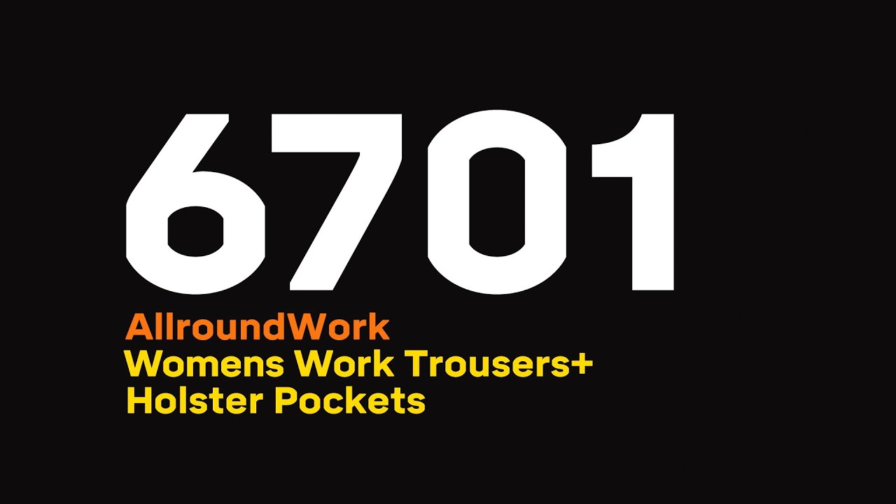 Snickers Workwear - AllroundWork, Women’s Work Trousers+ Holster Pockets (6701)