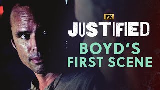 Boyd Crowder's First Scene | Justified | FX