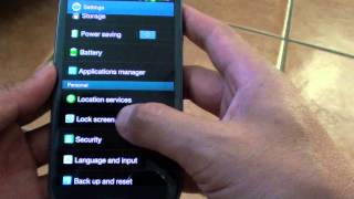 Samsung Galaxy S3: How to Enable/Disable the Time Clock to the Lock Screen screenshot 5