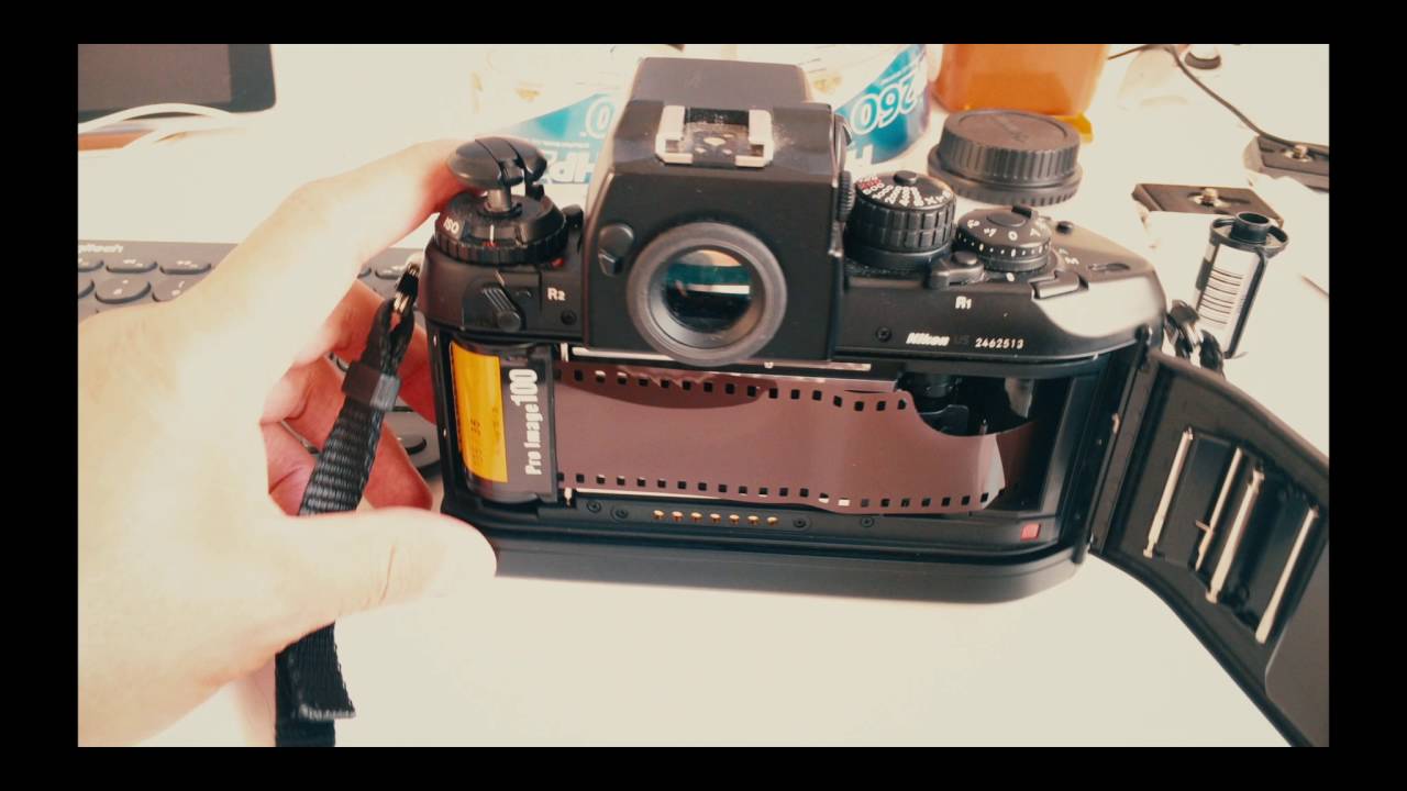 Rewinding Film on Nikon F4 YouTube