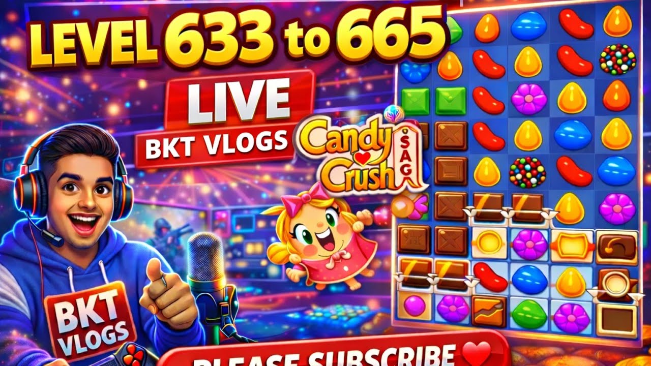 Candy Crush Saga🔥Impossible Level Clear 😱 Move Se Jeet 😳 Candy Crush Saga Must Watch 🔥 #live #stream