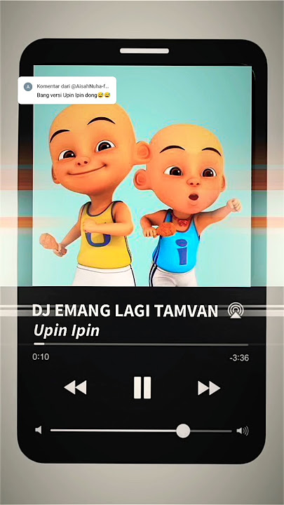 Dj emang lagi tamvan versi - Upin Ipin  #coverai #jedagjedug #djviral #music #fyp #shorts
