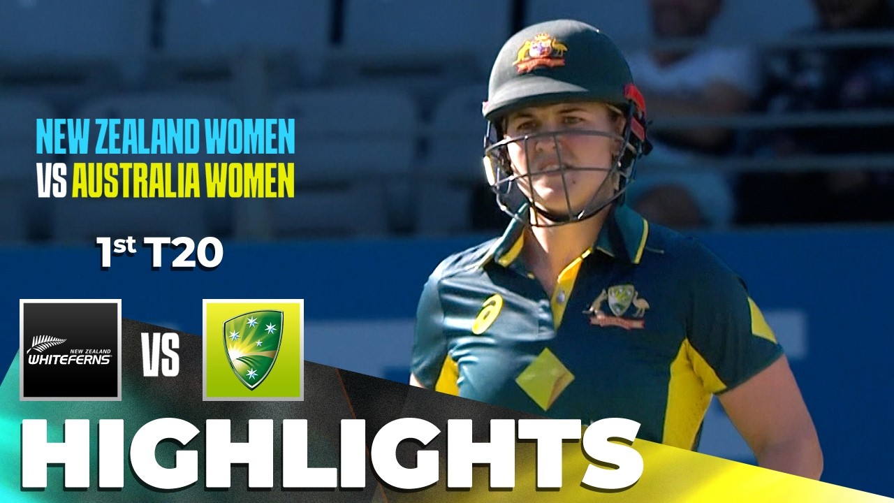 NZ W Vs AUS W | 1st T20I | Cricket Highlights| Australia Women Tour Of ...