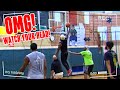 NYC HOOPER Goes Crazy 5V5 Basketball in NYC Private Gym (Dunked ON)