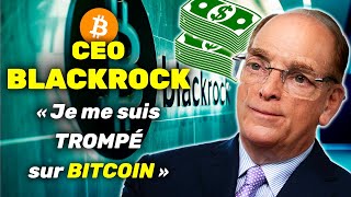 BITCOIN le CEO de BLACKROCK s'est TROMPÉ ? les ALTCOINS RECUPÈRENT !
