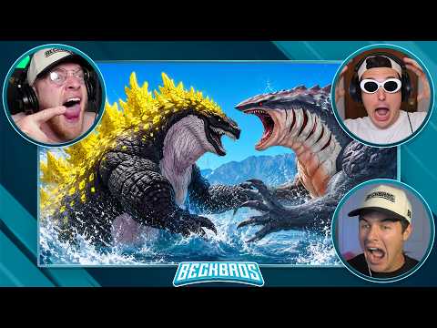 SHARKZILLA vs WHALE GODZILLA (who is stronger?!)
