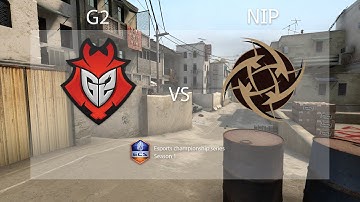 CS:GO NiP vs G2   Map 2   Dust 2 ECS Season 1 Finals