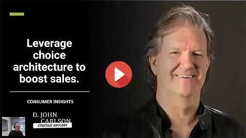 Leverage choice architecture to boost sales