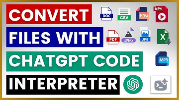 How To Convert Files To Different File Formats With ChatGPT Code Interpreter?