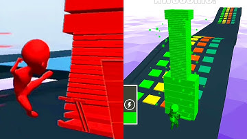 Stack Colors 🧡💙❤️ Gameplaywalkthrough Android iOS Level 76