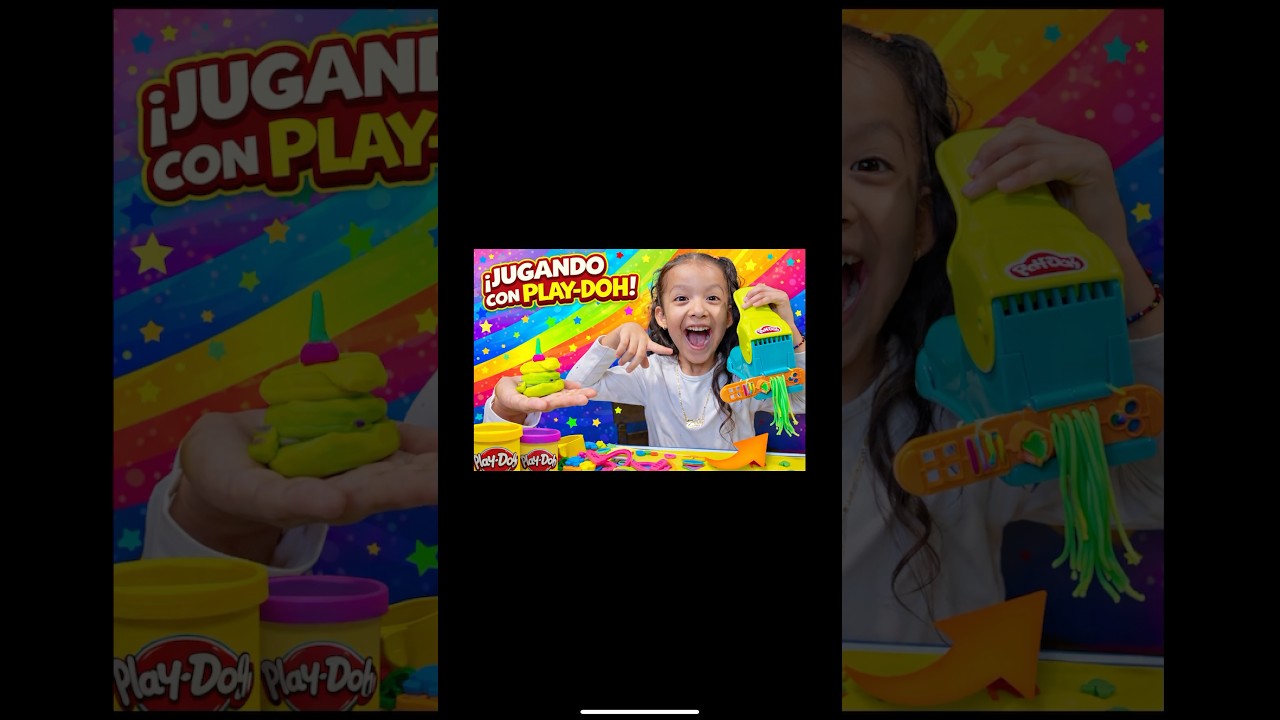 MIRA lo que Emaly hace con Play-Doh! 😍🎨Aprender jugando nunca fue tan divertido  🌈✨