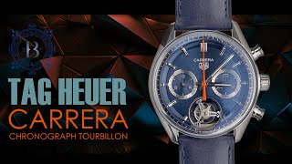TAG Heuer Carrera Chronograph Tourbillon Blue Dial CBS5010.FC6543 by BlackTagWatches 129 views 1 month ago 5 minutes, 16 seconds