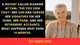 A Notary Called Me At 7am… “Did You Sign This?” — My Son Forged Everything I Owned