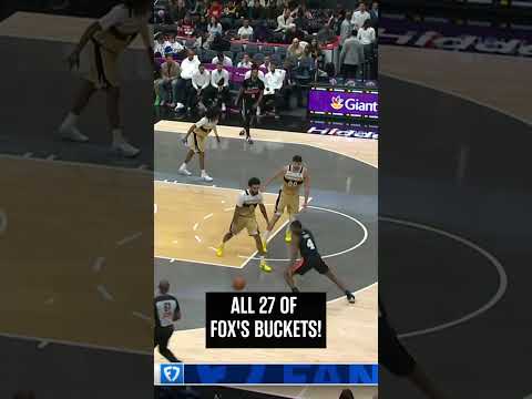 27-piece from SWIPAAAA  #spurs #nba #deaaronfox