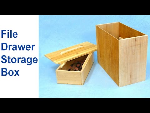 Making a Simple Wooden Storage Box