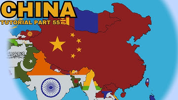 China - World Flag Map Tutorial [Part 55] [Minecraft]