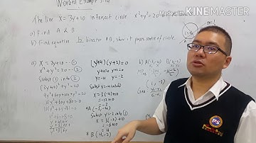 3.5 Problems involving intersections of lines and circles