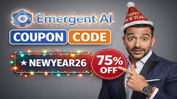 Emergent AI Promo Code 2026 (Save 75%) 100% Working All Plans | Best AI App Builder Review
