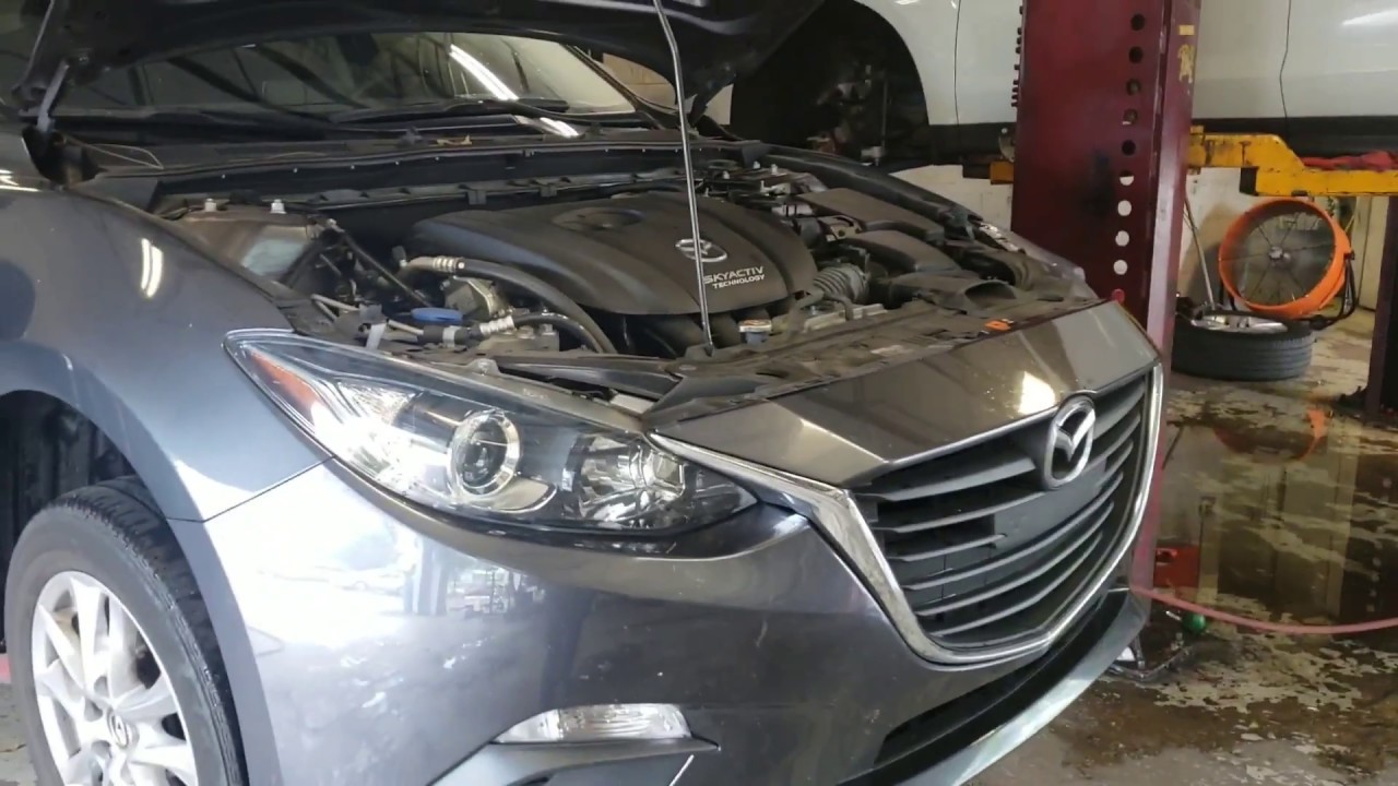 Mazda 3 oil change - YouTube