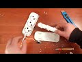 How to make an extension cord with a switch yourself